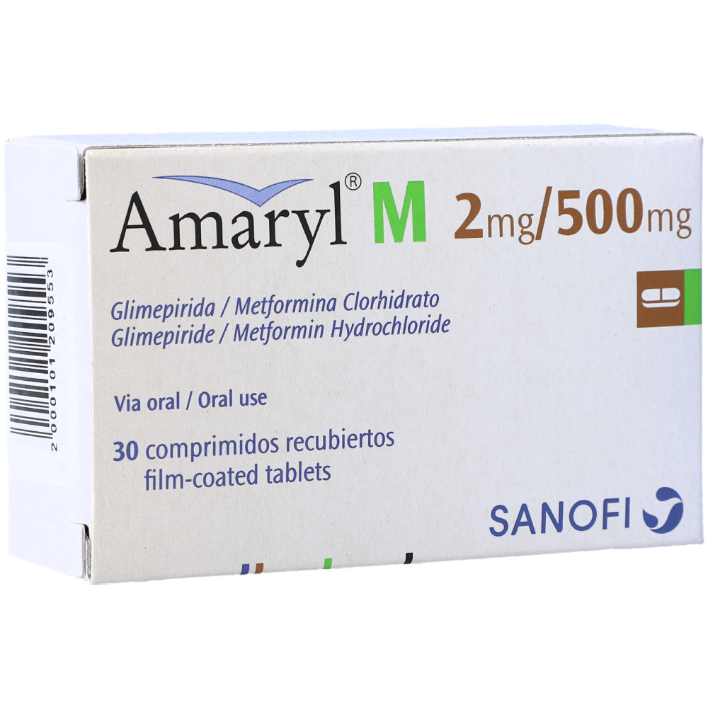 ONLIFE - Tu Farmacia Digital - Catálogo - Amaryl M Tabl Recubie 2MG .