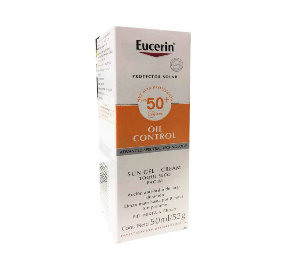 ONLIFE - Tu Farmacia Digital - Catálogo - Eucerin Oil Control Gel-Crem  Toque Sec 50ML SPF 50+