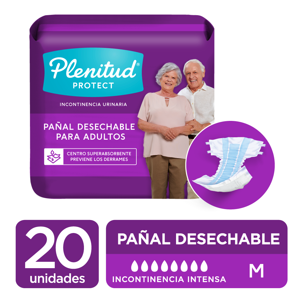 FARMACIA UNIVERSAL - Plenitud Protect M Pañales para Adultos x 20