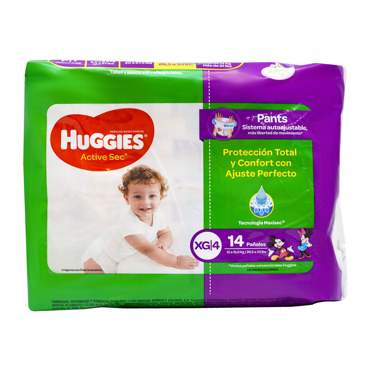 Baby-dry 23 couches-culottes 8-15kg (taille 4) - totum pharmaciens
