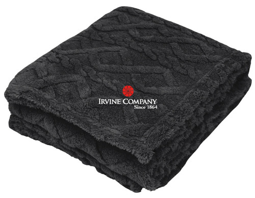 NEW! ALPINE CABLE SHERPA BLANKET - Free Shipping!