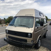 Gold hightop Westfalia with Rocky Mountain Westy front bumper installed