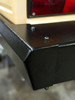 Detail of Twin Peaks bumper with black stainless hardware