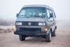 Grey VW Syncro camper with Rocky Mountain Westy Twin Peaks front bumper
