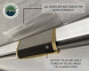 Cover case attachment detail of OVS Nomadic Awning 180 - For standard height vehicles