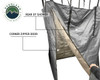 OVS Rack Mount Shower Room corener zipper door