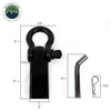 dimensions of receiver mount shackle