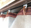 Set of heavy duty curtain hooks