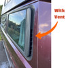 Rear side glass for VW Vanagon with rear vent