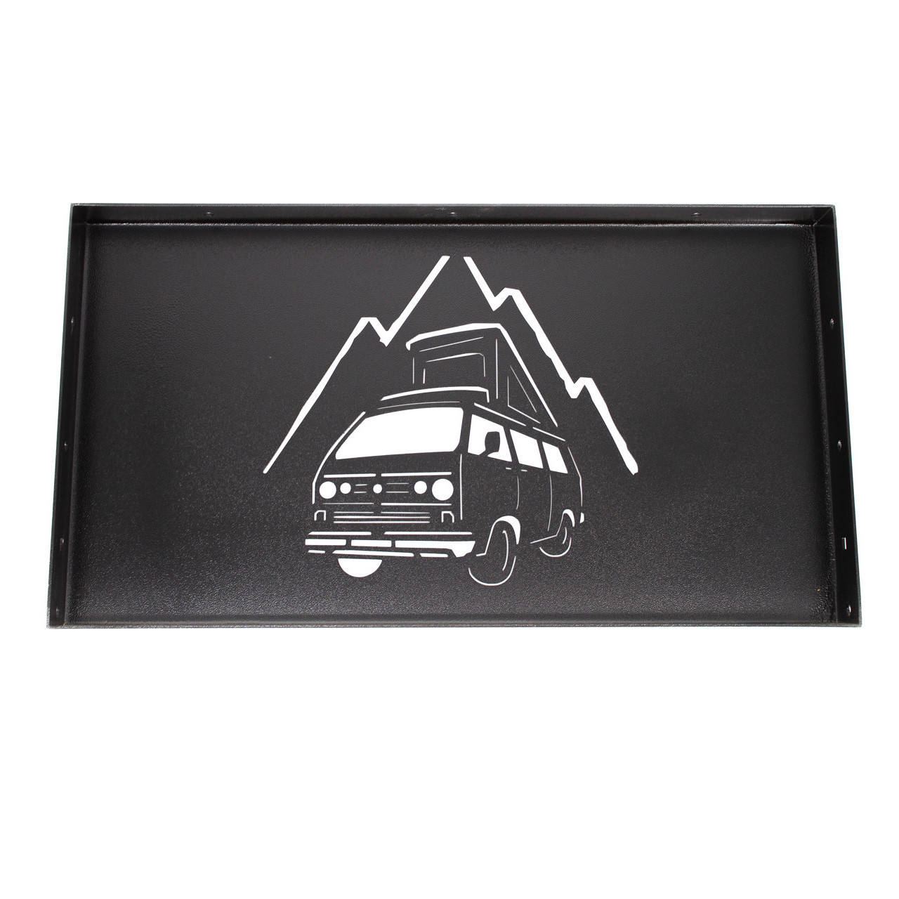 Swing Away Carrier with Folding Shelf | Van Cafe