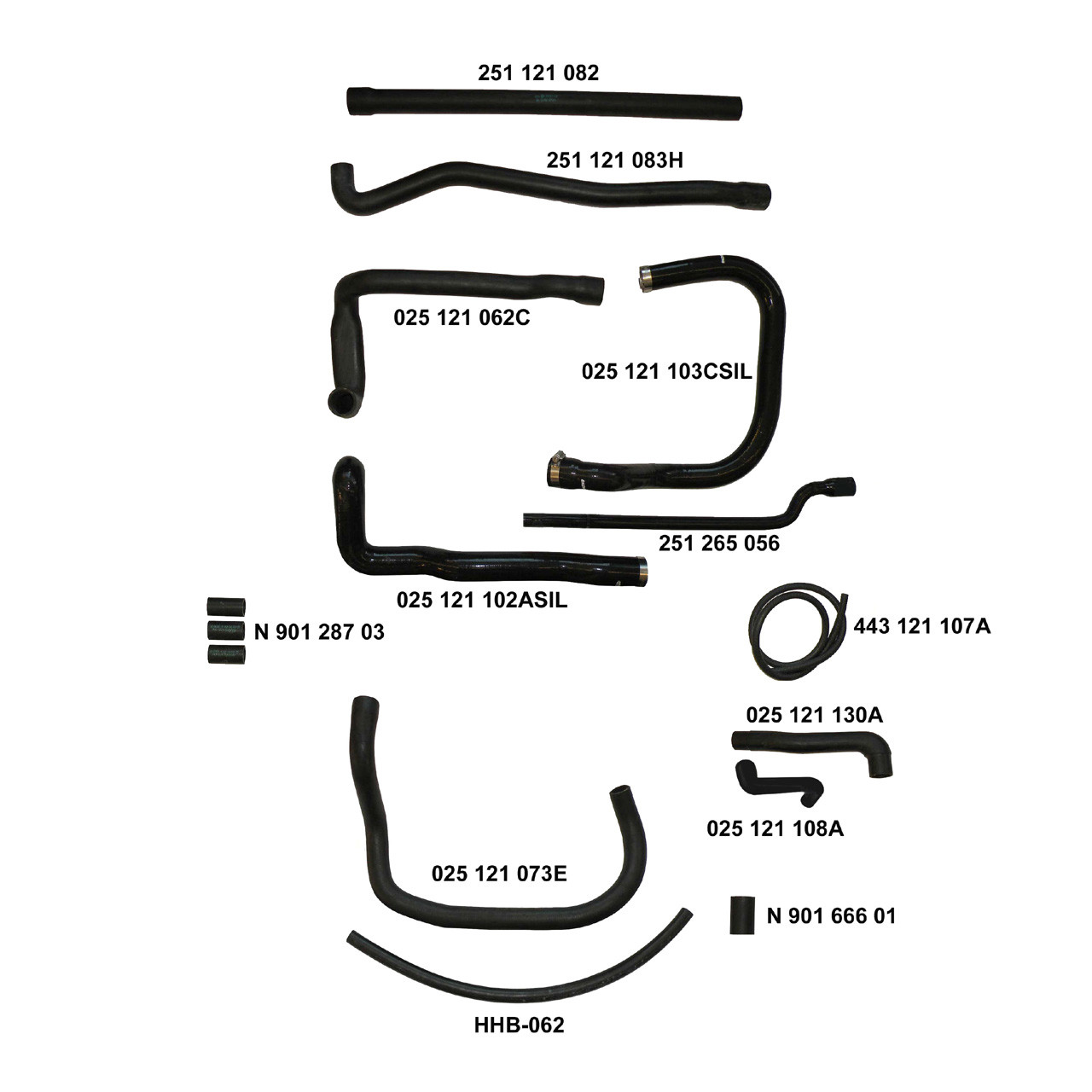 Coolant Hose - Radiator Return - Vanagon 85-92