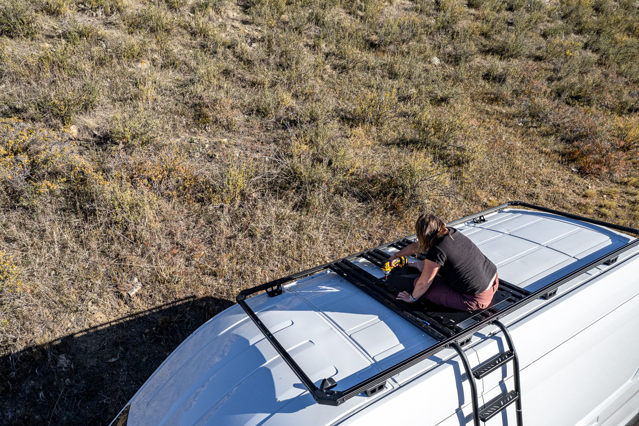 Rooftop Deck: ProMaster Approach Van Cafe