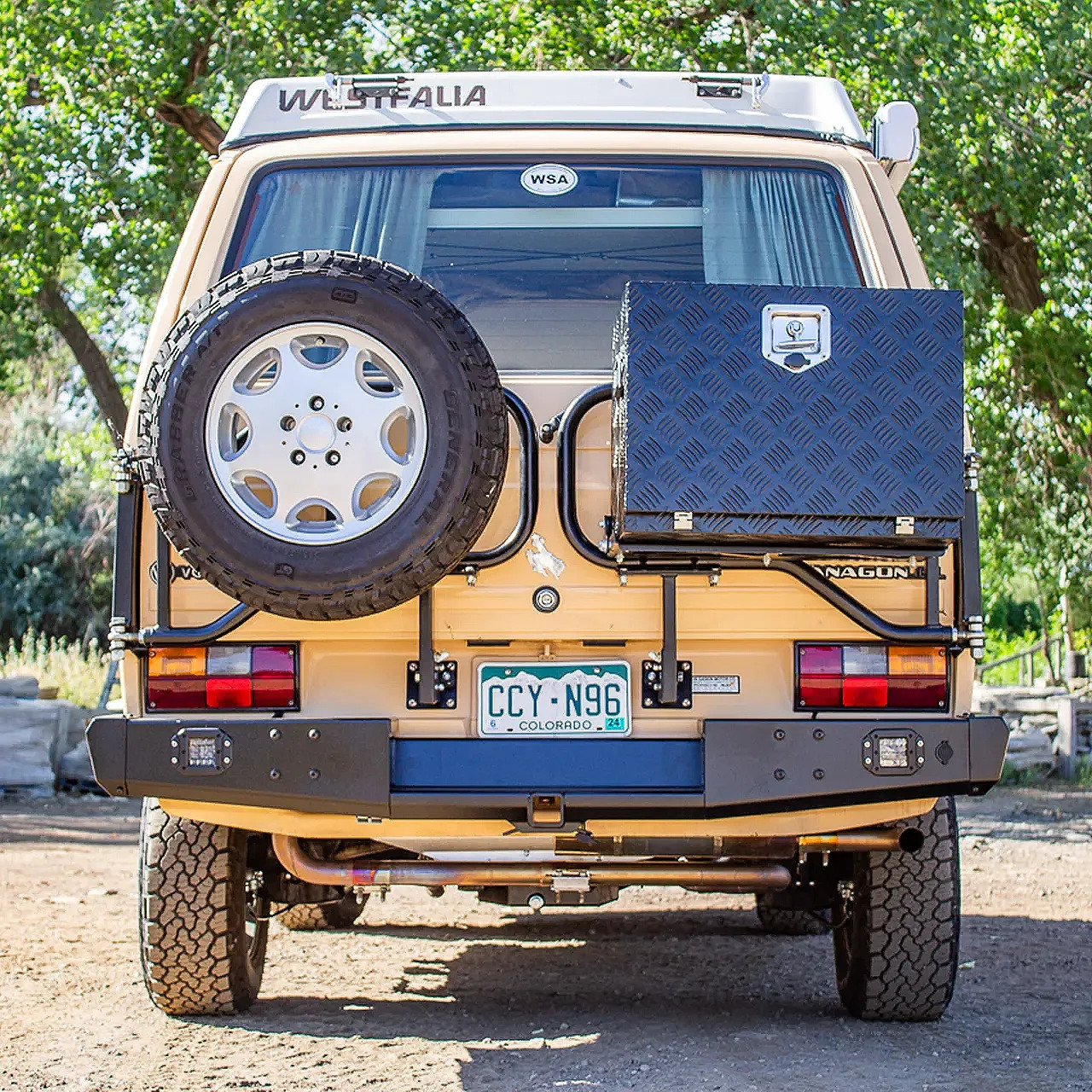 wantkey camp　ウォンキー　ボンボネロ　ウォンボン　カスタムフィン Twin Peaks Bumper Set | Front & Rear Vanagon Protection