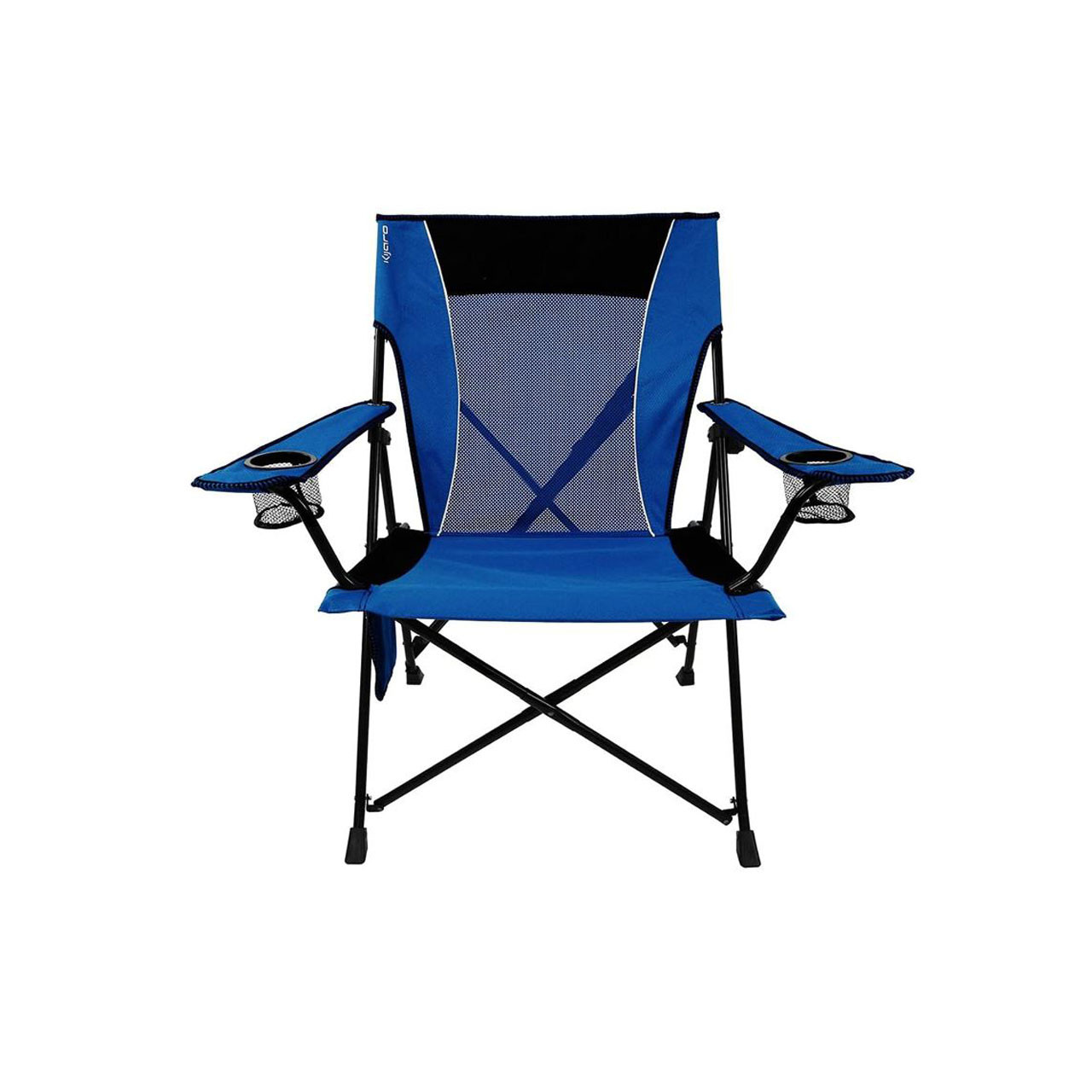 Kijaro Dual Lock Folding Chair With Cup Holders & Organizer - Patented Locking, No-Sag Seat, 300 Lb Capacity