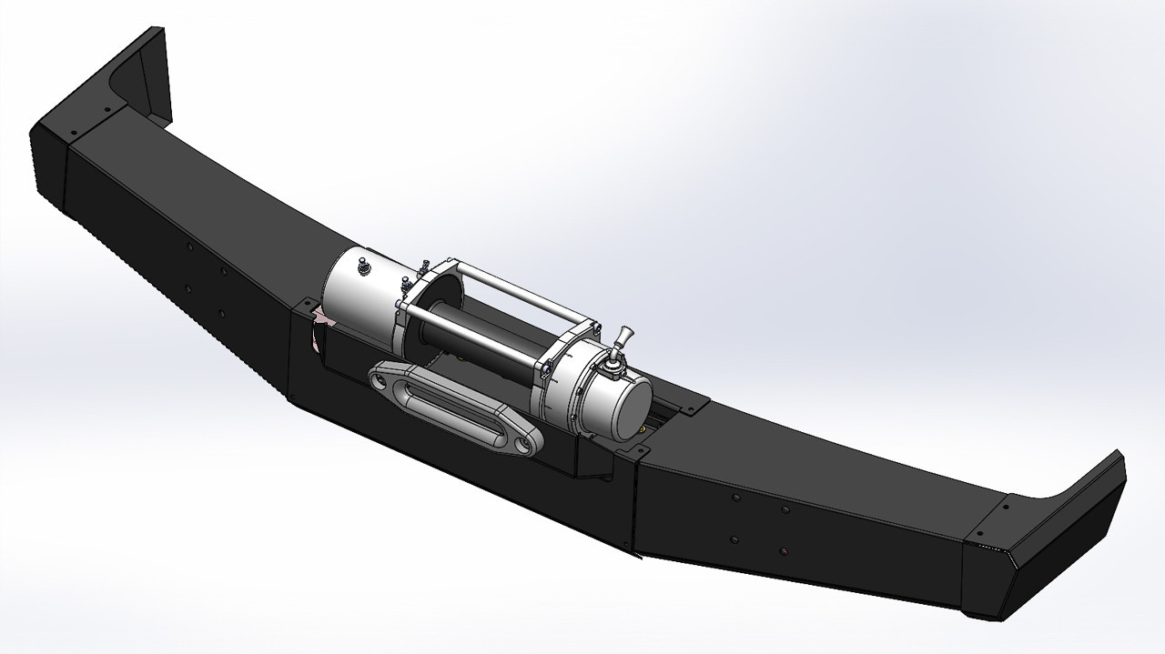 Twin Peaks Bumper Winch For Vanagons | Van Cafe