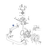 Coolant Hose - 2.1L Water Pump to Thermostat Housing