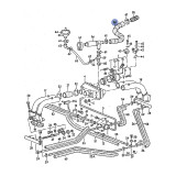 Intake Hose - Idle Control Valve To Intake Boot - Late 2.1L Intake Hose - Idle Control Valve To Intake Boot - Late 2.1L