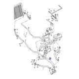 3-Way Coolant Hose - Turbodiesel - Water Pump To Auxiliary Pump To Pipe