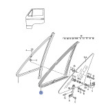 Wing Window Weatherstrip Seal - Right Side Wing Window Weatherstrip Seal - Right Side