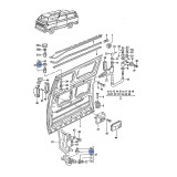 Sliding Door Front Horizontal Roller Bearing - 1985-1991