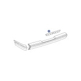 Rubber Trim for Fiberglass Rear Bumper
