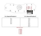 Standoff "F" with Hardware