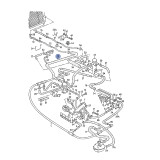 Silicone Coolant hose - 2.1L 2WD MT Thermostat Housing To Radiator Transfer Pipe