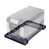 ARB Fridge Slide for ARB Classic Coolers shown with image of cooler installed ARB Fridge Slide for ARB Classic Coolers shown with image of cooler installed