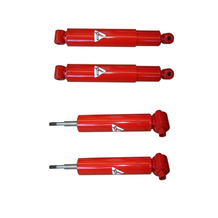 Set of two front and two rear Koni red shock absorbers for VW Vanagon