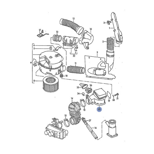 Rebuilt Air Flow Meter 2.1L