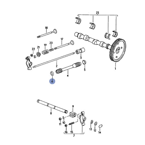 Push Rod Tube Seal (Outer)