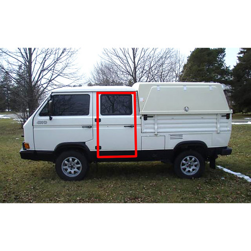 Double Cab Doka Left (Driver's) Side Rear Door Seal Double Cab Doka Left (Driver's) Side Rear Door Seal