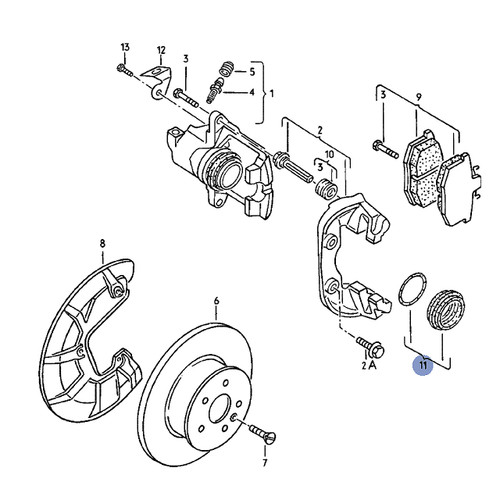 Front Brake Caliper Rebuild Kit 1986-91