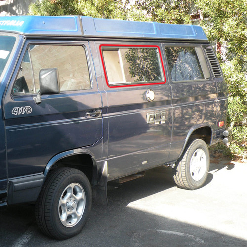 Window Seal - Driver's Side Middle (All Years) & Sliding Door Glass (1980-84)