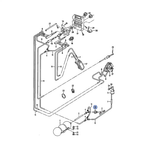 Diff Lock Actuator Check Valve