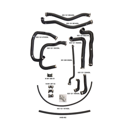 1.9L Complete Silicone Coolant Hose Kit