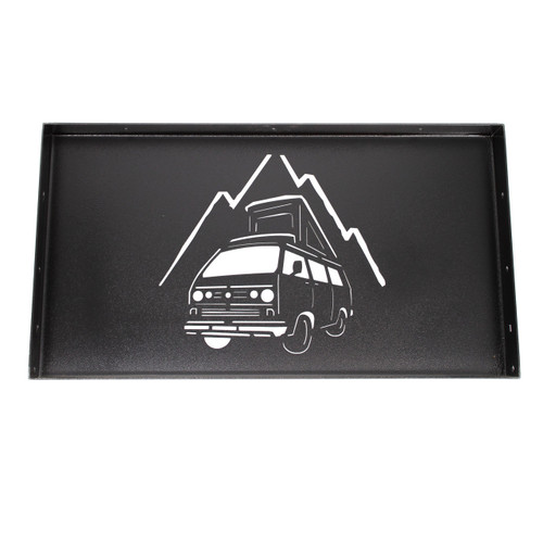 Swing Away Carrier with Folding Shelf