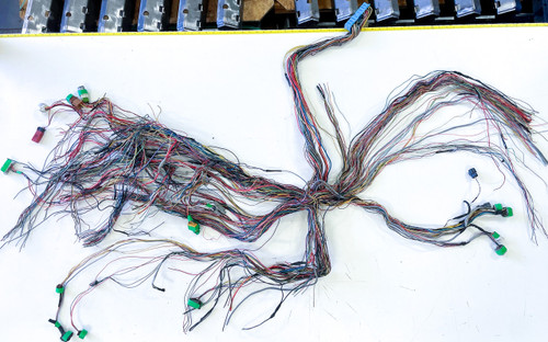 Unsleeved original subaru wiring harness