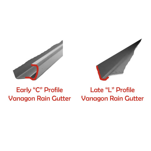 Vanagon rain gutter profile