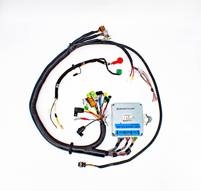 wiring harness converted for use in the rocky mountain westy subaru vanagon conversion
