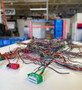 Rocky mountain westy wiring harness in progress on work bench