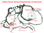 Labeled original subaru donor harness