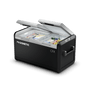 Lids open view of Dometic CFX3 95-liter Dual Zone Powered Cooler
