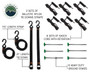 package contents of OVS 270 Passenger Side Awning For Standard Height Vehicles