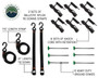 Package contents of OVS Nomadic Awning 180 - For standard height vehicles