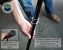 Pole installation of OVS Nomadic Awning 180 - For standard height vehicles
