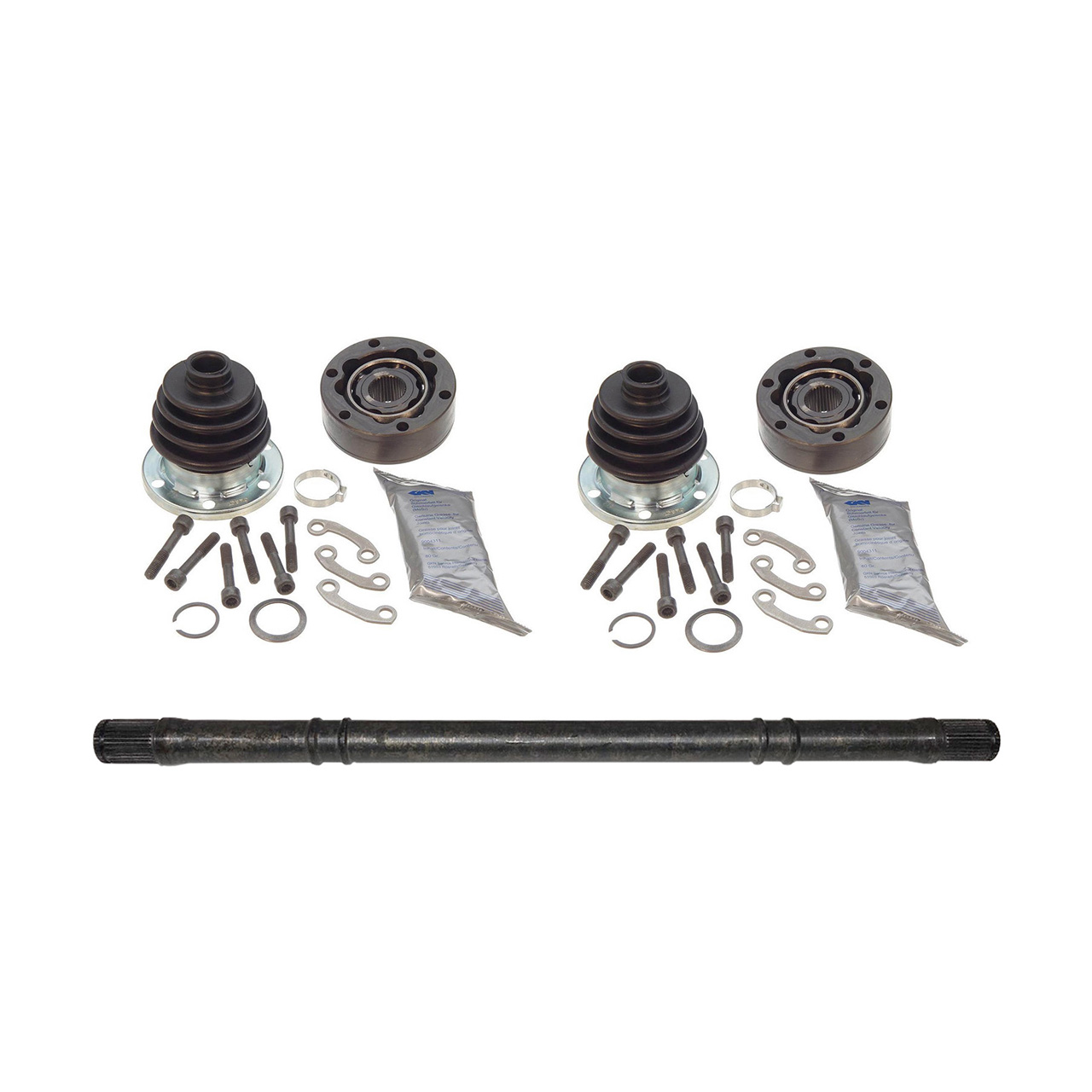 944 CV Axle Kit - German 944 Joints with New Axle For Manual Transmission 2WD & 4WD