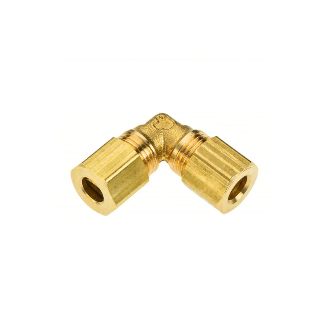 Propex 1/4" - 1/4" Brass Compression Union 90° Elbow