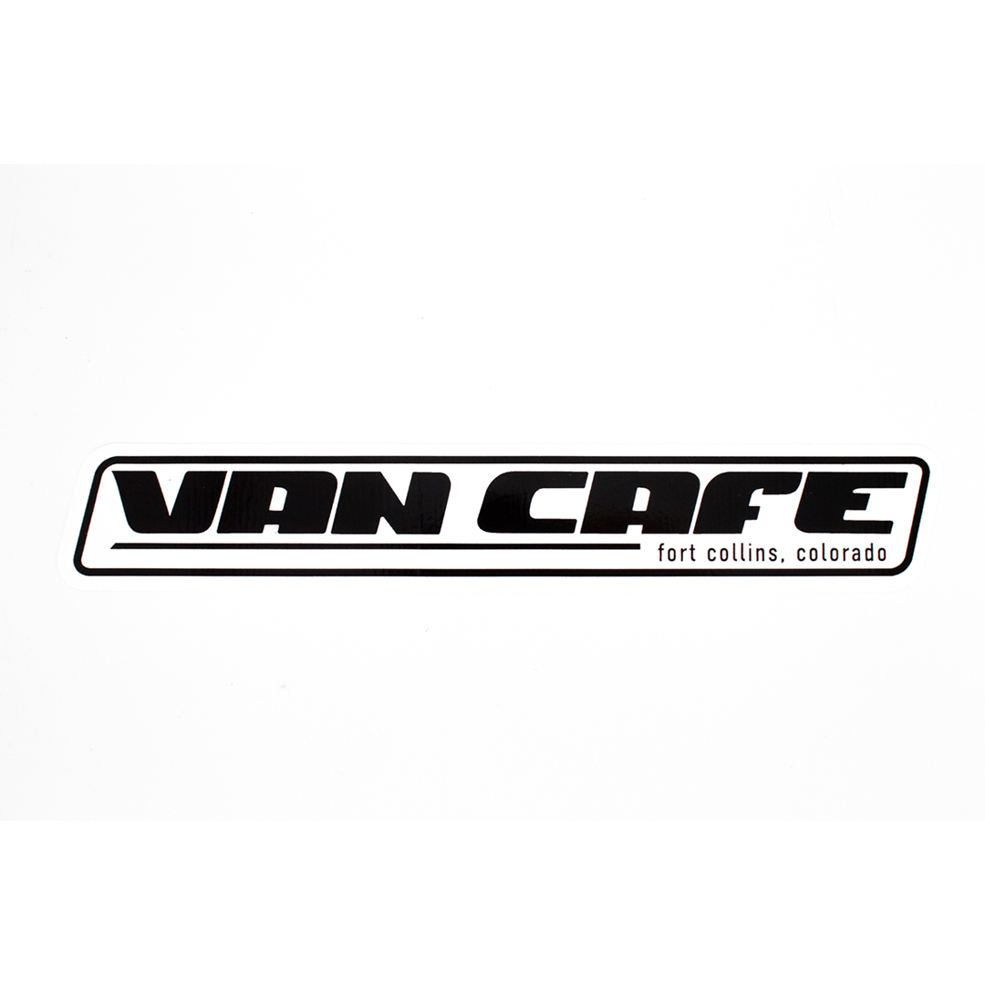 Van Cafe Logo Sticker