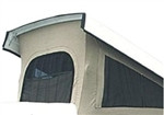 Three Window Acrylic Poptop Canvas Tent Three Window Acrylic Poptop Canvas Tent
